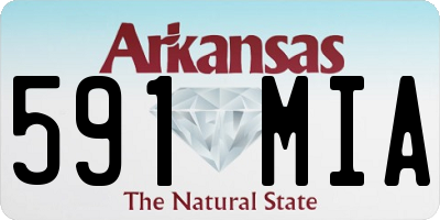 AR license plate 591MIA