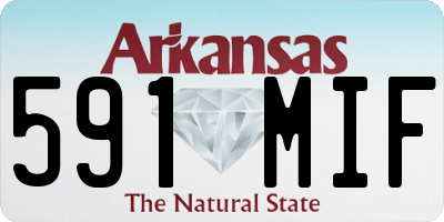 AR license plate 591MIF