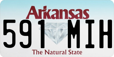 AR license plate 591MIH