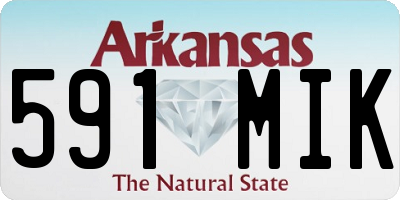 AR license plate 591MIK