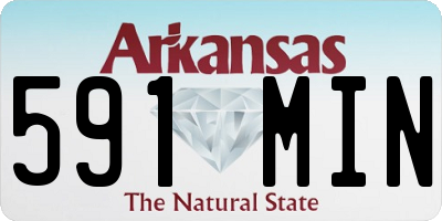 AR license plate 591MIN