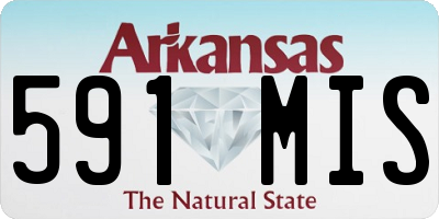 AR license plate 591MIS