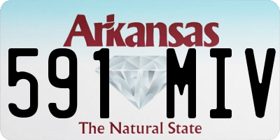 AR license plate 591MIV