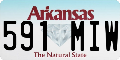 AR license plate 591MIW