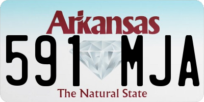 AR license plate 591MJA