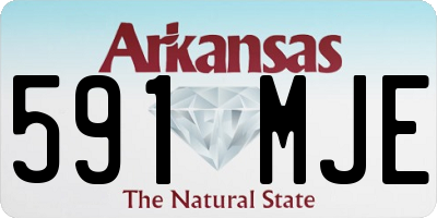AR license plate 591MJE