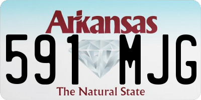 AR license plate 591MJG