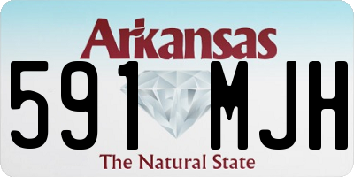 AR license plate 591MJH