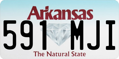 AR license plate 591MJI