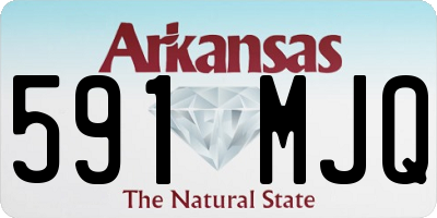 AR license plate 591MJQ