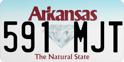 AR license plate 591MJT