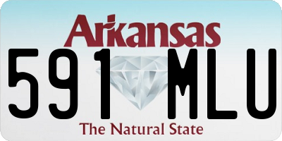 AR license plate 591MLU
