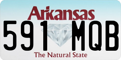 AR license plate 591MQB