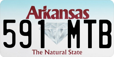 AR license plate 591MTB