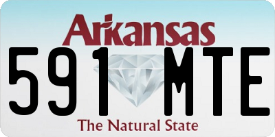 AR license plate 591MTE