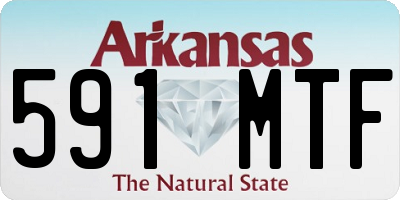 AR license plate 591MTF