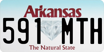 AR license plate 591MTH