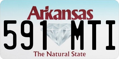 AR license plate 591MTI