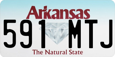 AR license plate 591MTJ