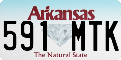 AR license plate 591MTK