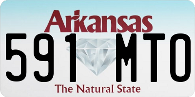 AR license plate 591MTO