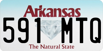 AR license plate 591MTQ