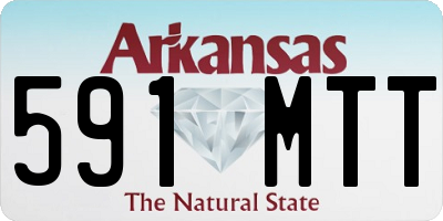 AR license plate 591MTT