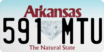 AR license plate 591MTU