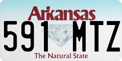 AR license plate 591MTZ