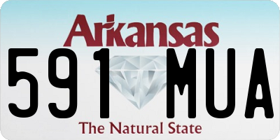 AR license plate 591MUA