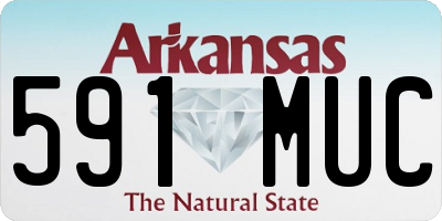 AR license plate 591MUC