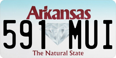 AR license plate 591MUI