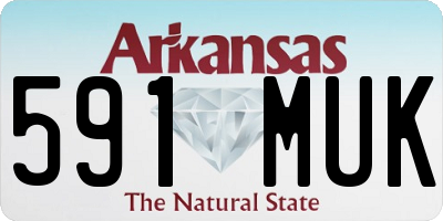 AR license plate 591MUK