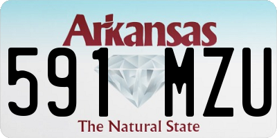 AR license plate 591MZU
