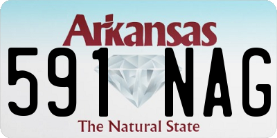 AR license plate 591NAG