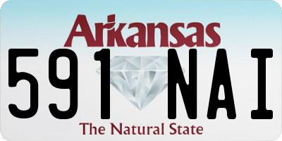 AR license plate 591NAI