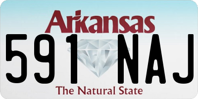 AR license plate 591NAJ