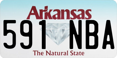 AR license plate 591NBA