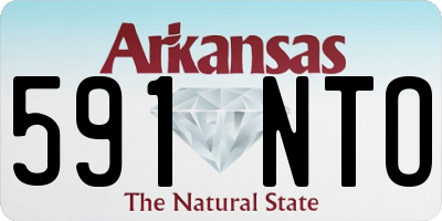 AR license plate 591NTO