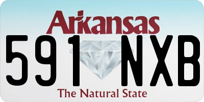 AR license plate 591NXB