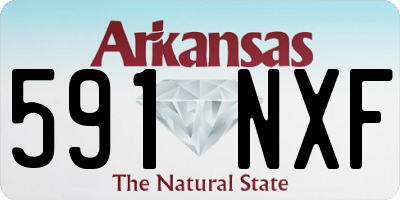 AR license plate 591NXF