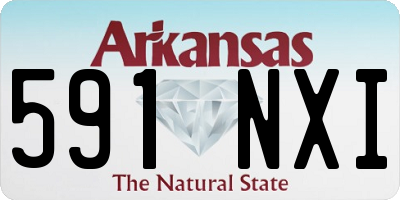 AR license plate 591NXI