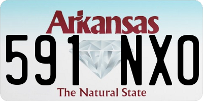 AR license plate 591NXO
