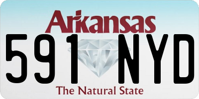 AR license plate 591NYD