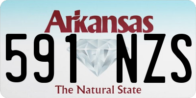 AR license plate 591NZS
