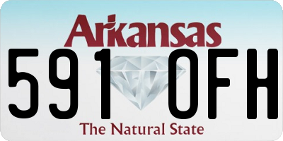 AR license plate 591OFH