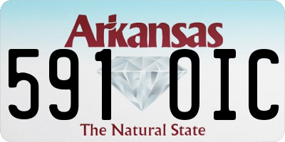 AR license plate 591OIC