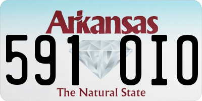 AR license plate 591OIO