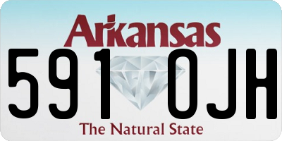 AR license plate 591OJH