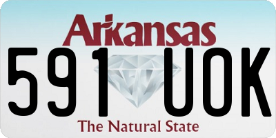 AR license plate 591UOK